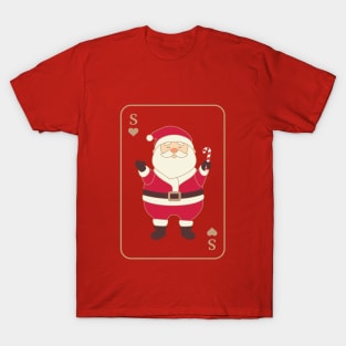 Santa Lucky Card, Marketplace  T-shirt, Accessories, Home and Decoration T-Shirt